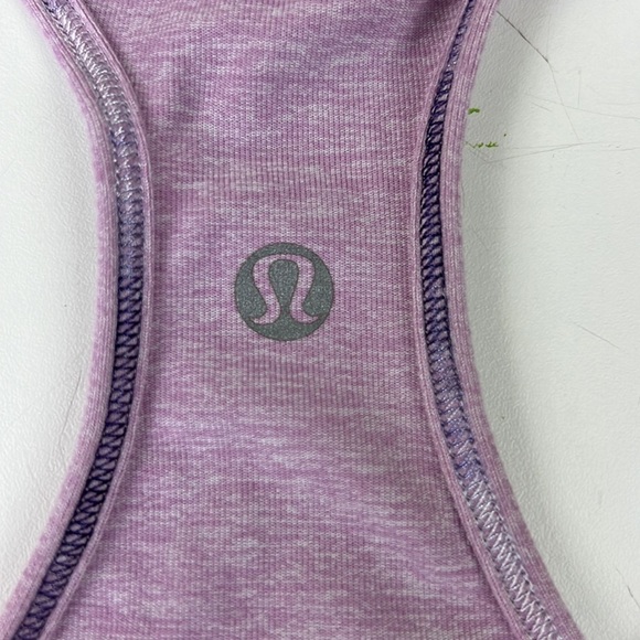 LuluLemon Athletica light support  mauve racerback tank - Picture 2 of 6